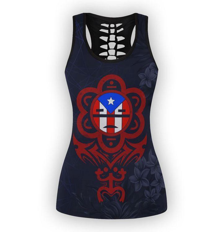 Beebuble Puerto Rico Hollow Tanktop & Legging Outfit For Women THA