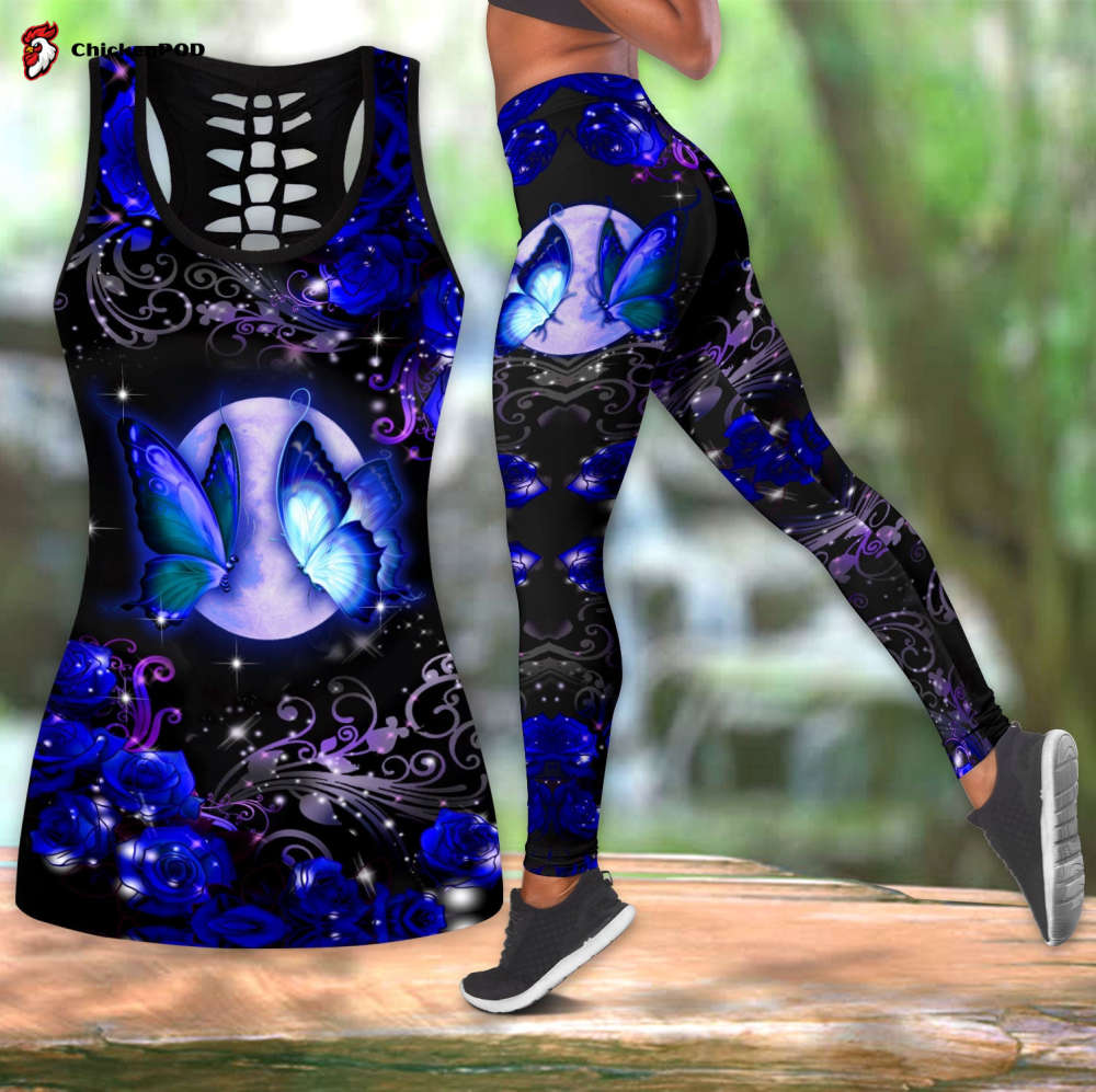 Butterfly Combo Camisole tank + Legging .S