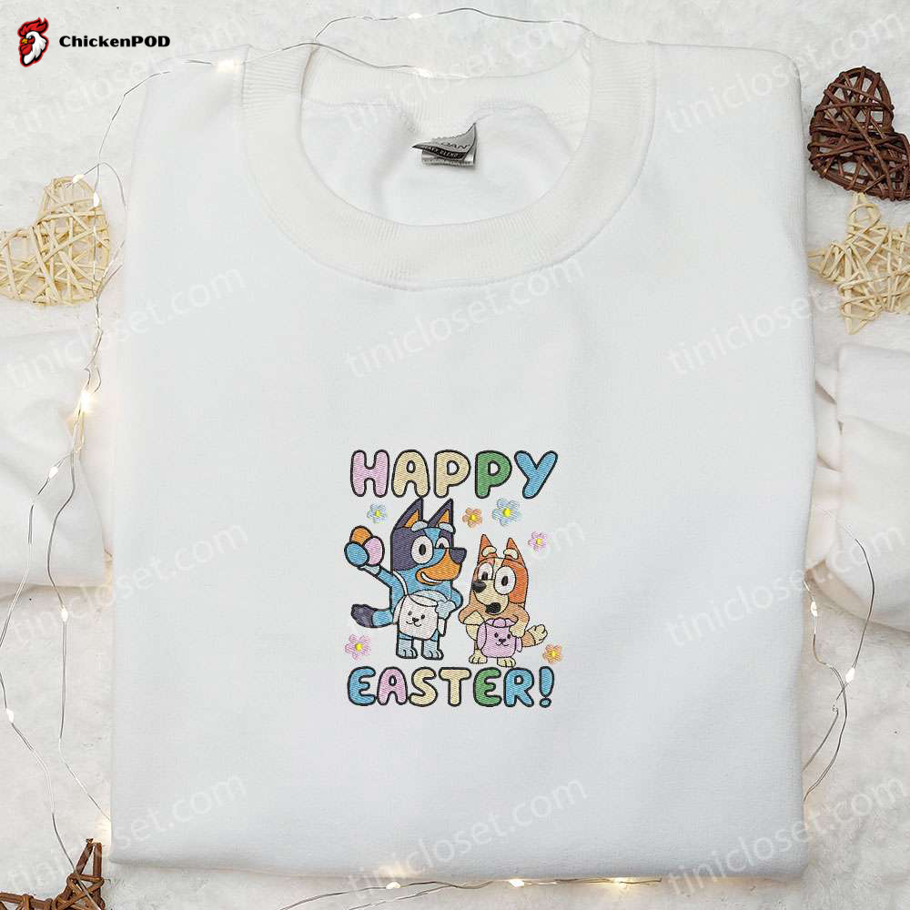 Bluey & Bingo Easter Shirt & Cartoon Hoodie – Perfect Thanksgiving Gift Idea