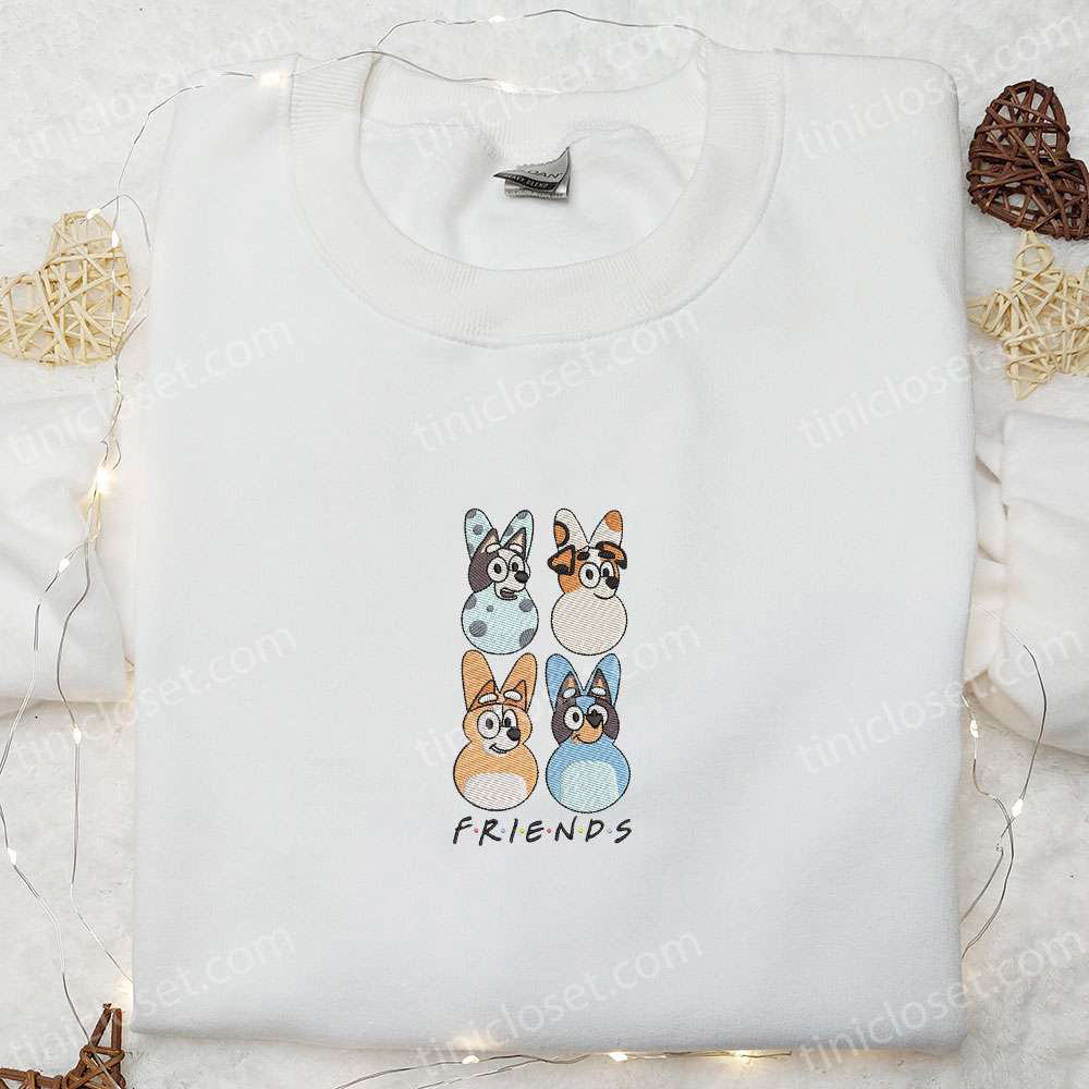 Bluey Characters Easter Friends Shirt & Cartoon Hoodie: Perfect Thanksgiving Gift Idea