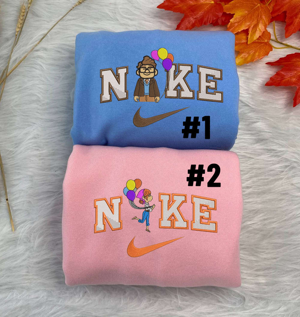 Disney Nike Embroidered Sweatshirts – Carl and Ellie Up Collection