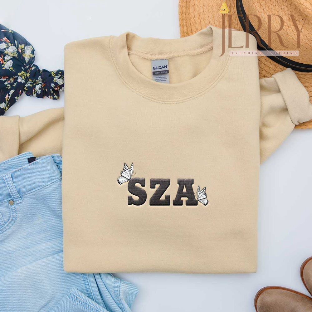 Affordable Ctrl SZA Embroidered Sweatshirt – SZA SOS Tour Merchandise