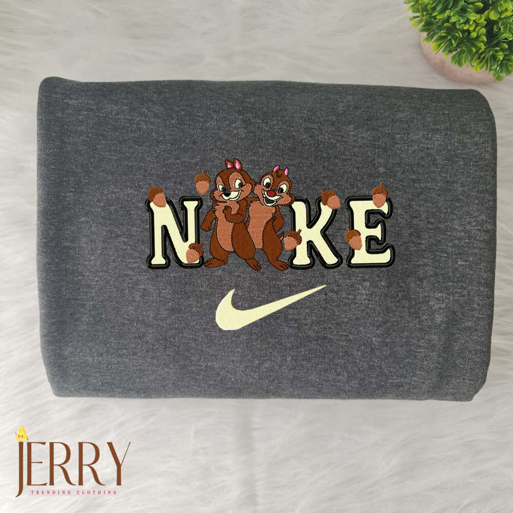 Disney Chip and Dale Nike Sweatshirts: Embroidered Magic for Your Wardrobe