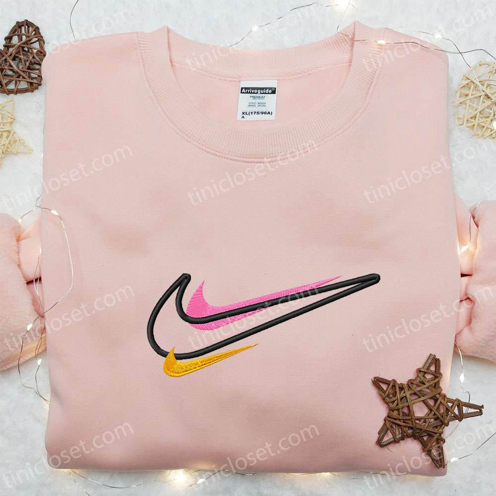 Custom Color x Nike Swoosh Embroidered Shirt: Best Birthday Gift Ideas for Nike Fans