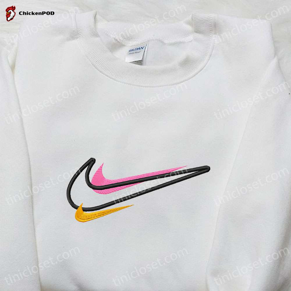 Custom Color x Nike Swoosh Embroidered Shirt: Best Birthday Gift Ideas for Nike Fans