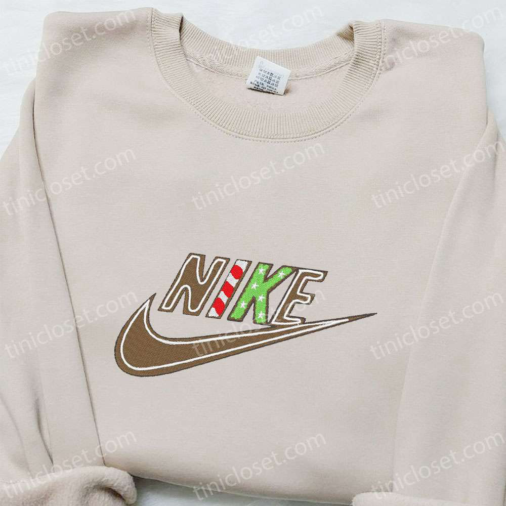 Cookie Christmas x Nike Embroidered Tshirt: Best Holiday Gift Nike Inspired Shirt