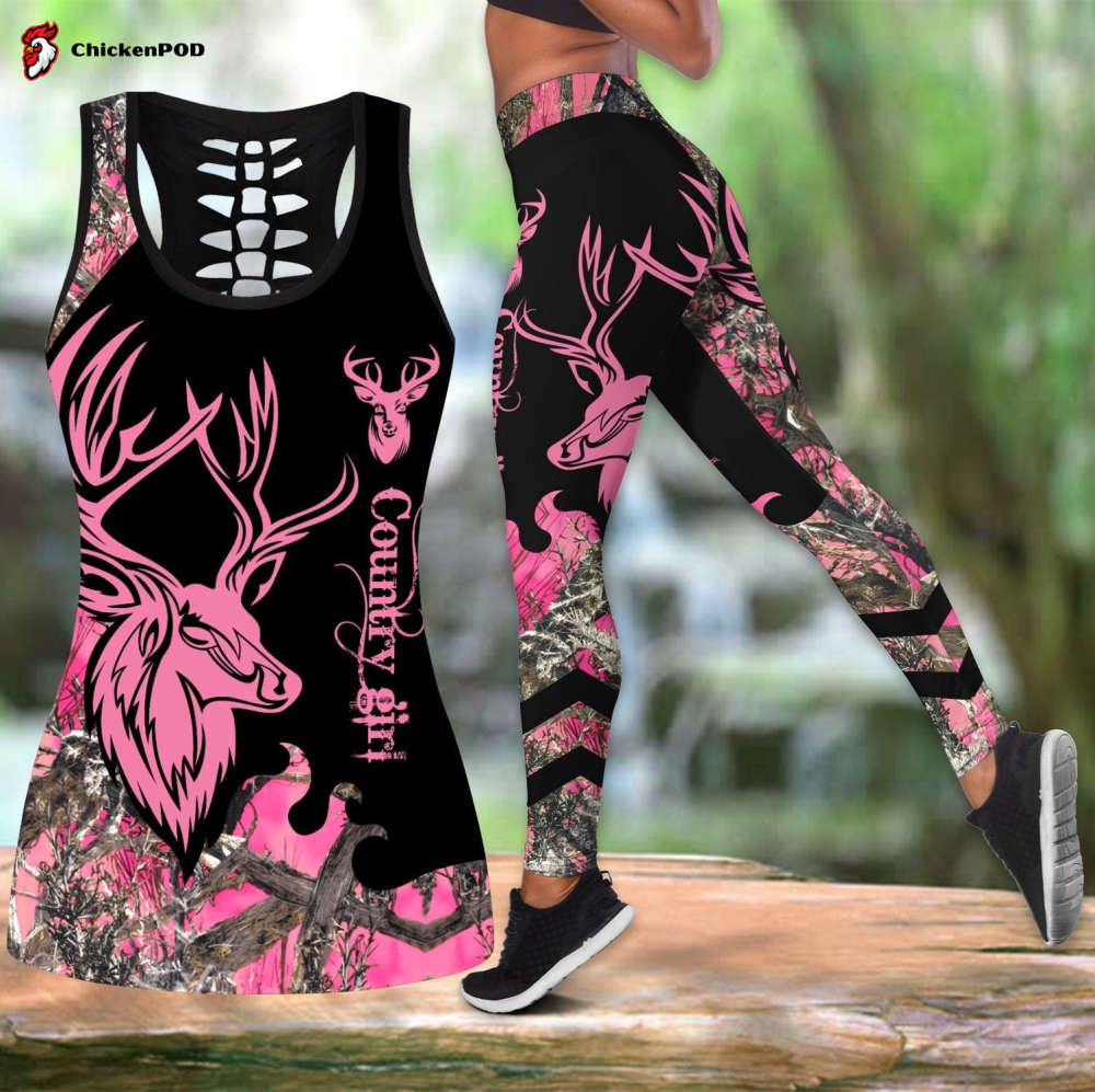 Country Girl Pink Combo Tank + Legging