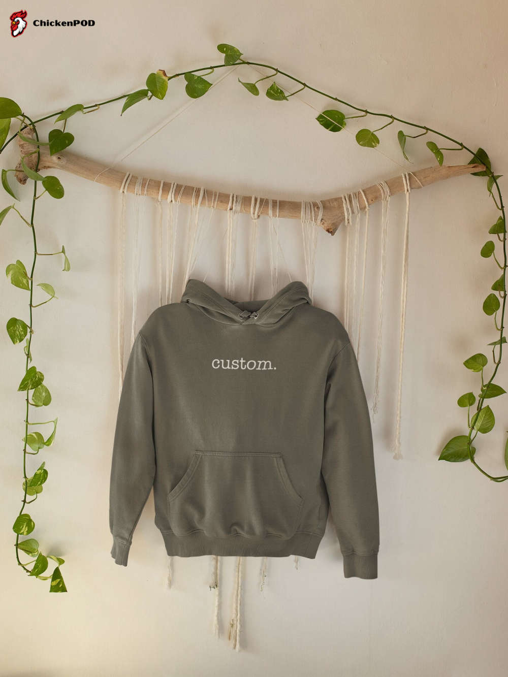 Custom Embroidered Sweatshirts: Personalized Text Vintage Hoodie Perfect for Weddings & Matching Friends