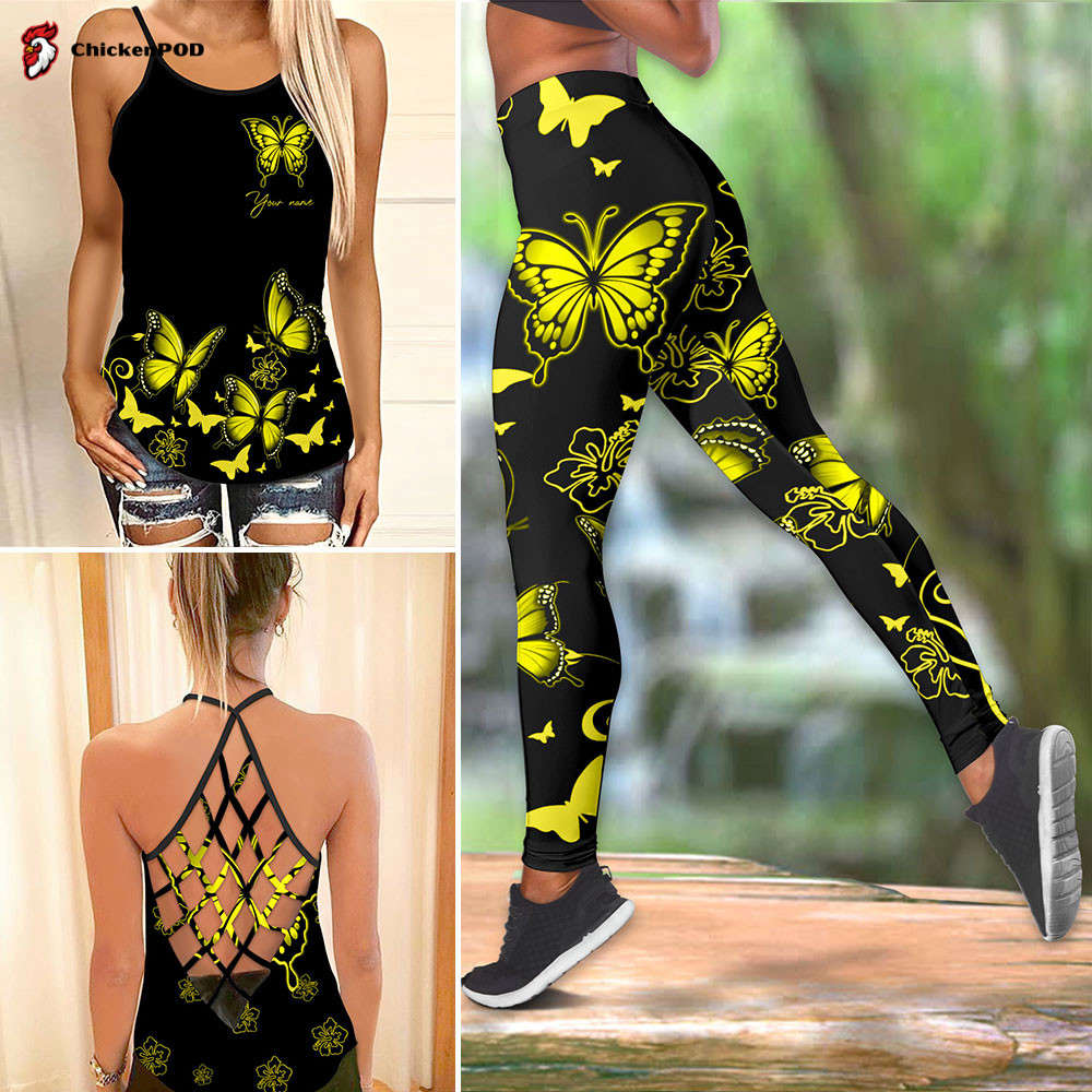 Jesus Christ Mandala Cross 3D Printed Combo Legging and Tanktop for Women