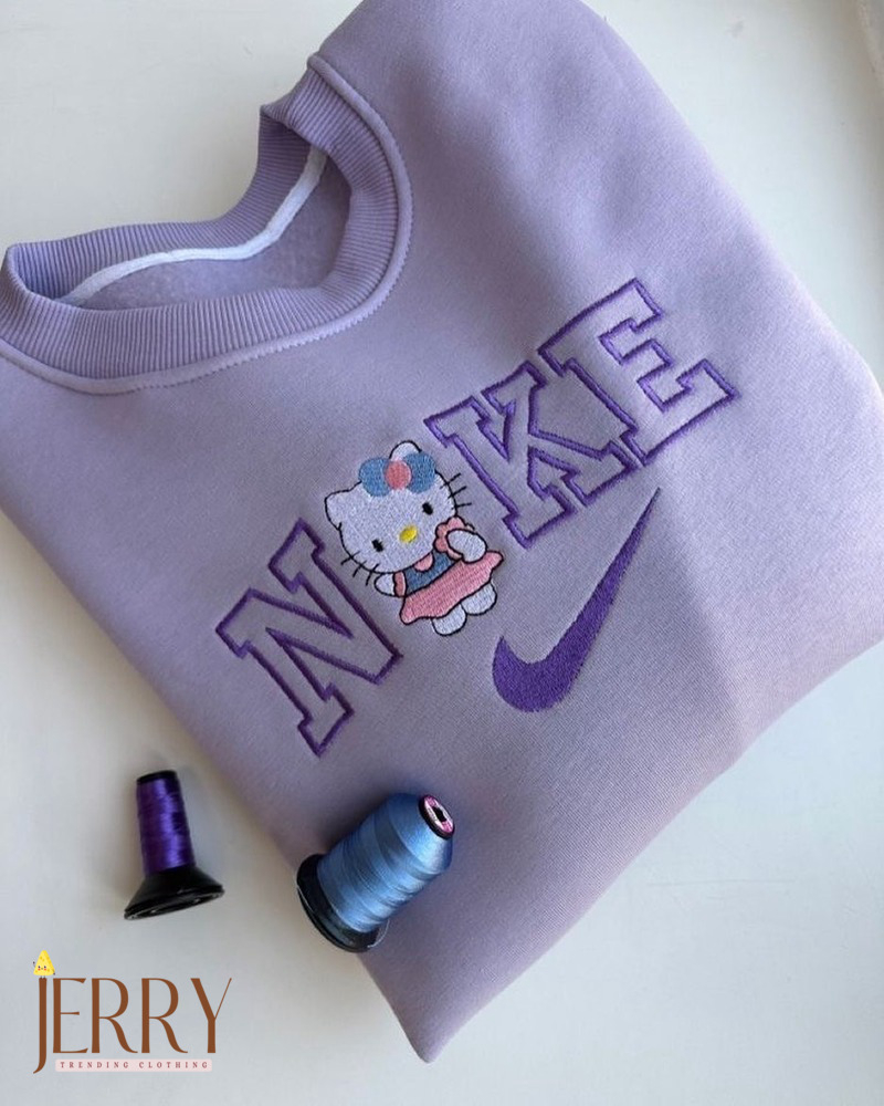 Disney Nike Embroidered Sweatshirts: Judy Hopps & Nick Wilde Couple Collection