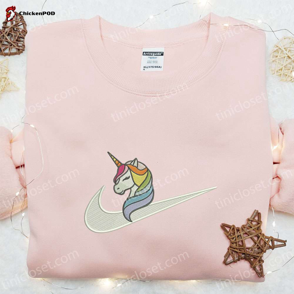 Dinosaur x Nike Embroidered Shirt Animal Hoodie Inspired T-Shirt: Stylish & Unique Nike Swoosh Designs