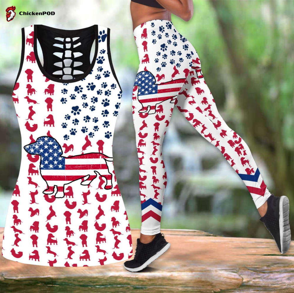 Dachshund Combo Legging + Tank Top