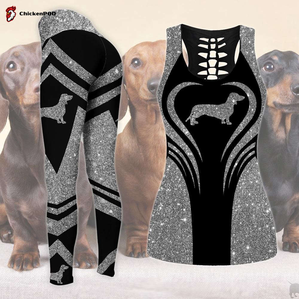 Dachshund Lady Combo Tank + Legging TA032438