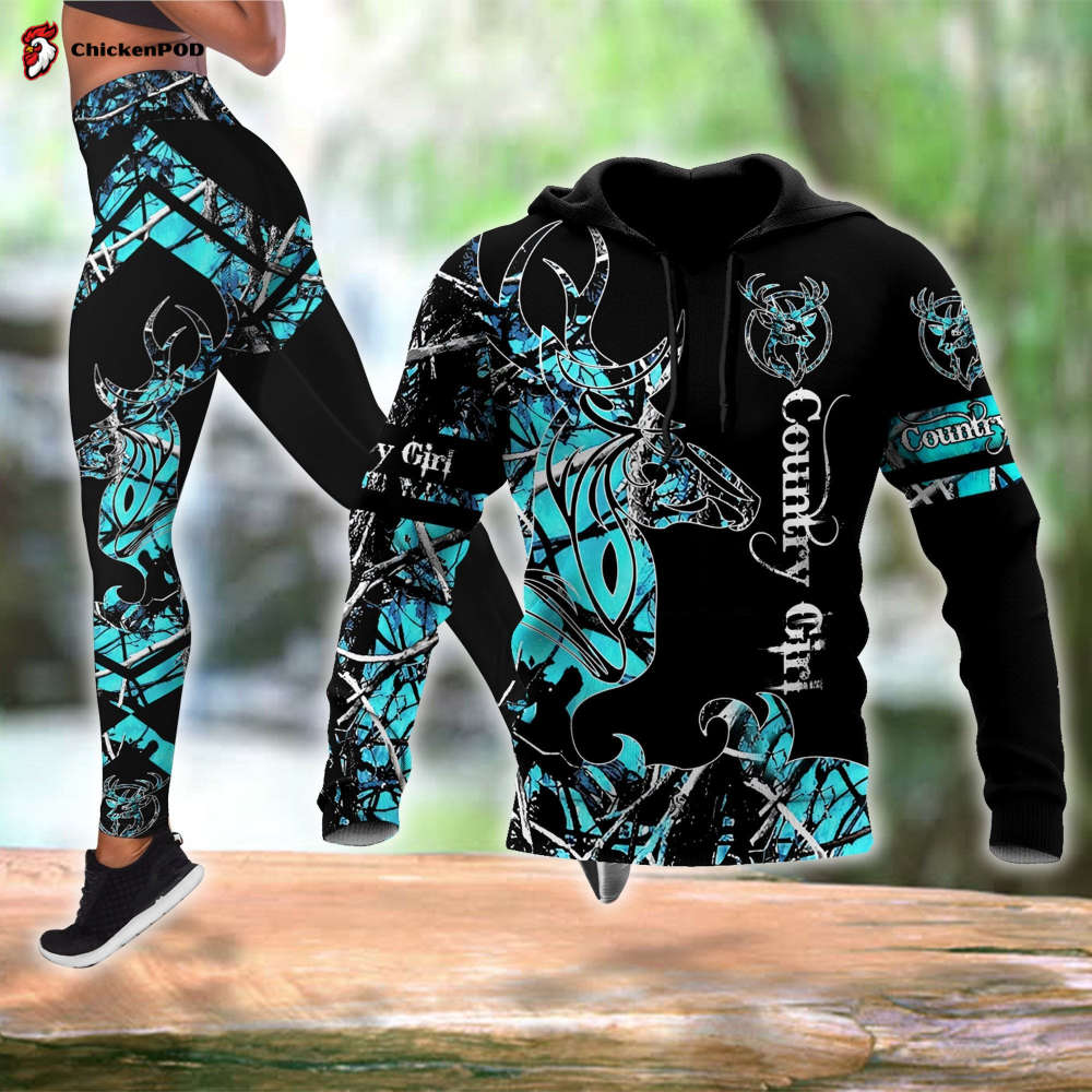 Deer Hunting Combo And Legging Outfit For Women Sport Gifts-LAM