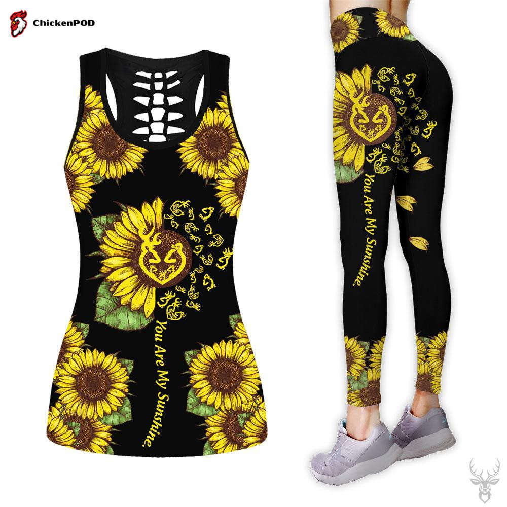 African Luxury Pattern Legging & Tank top For Women Sport Gifts