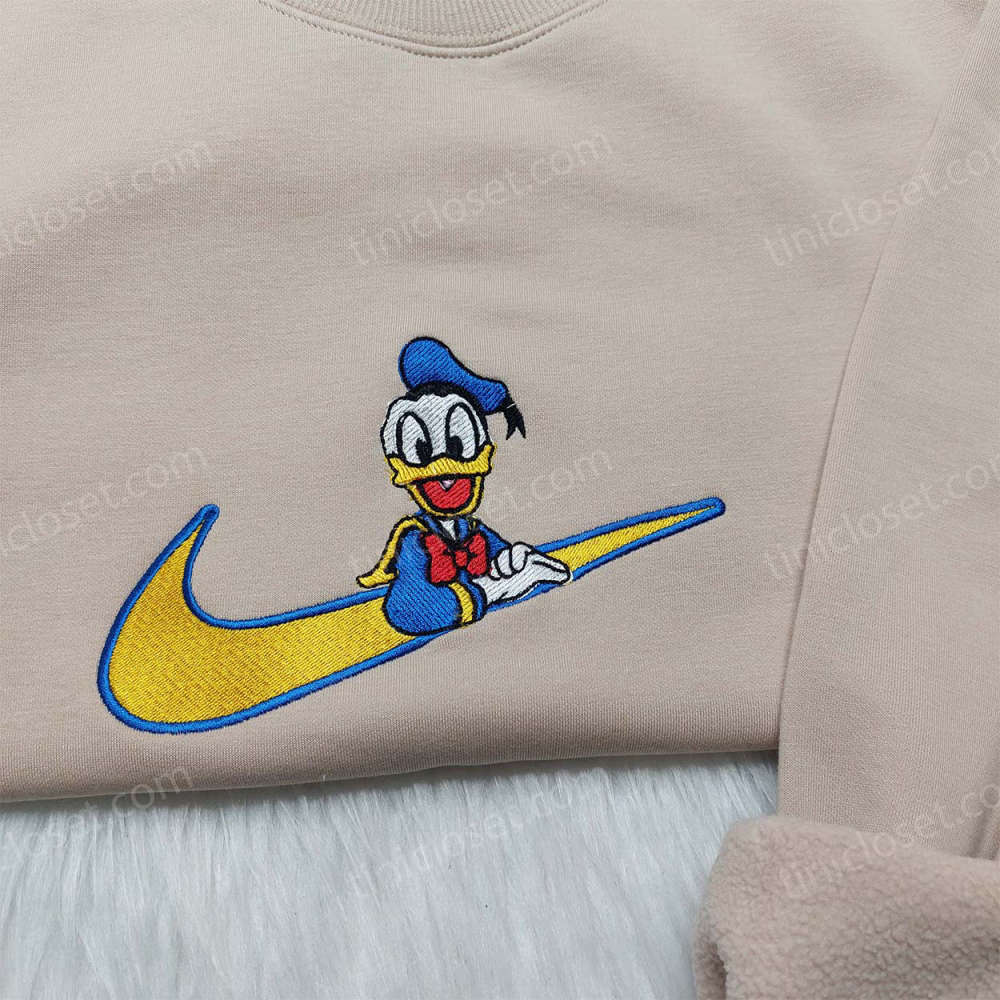 Disneyland Family Shirts: Donald Duck Nike Embroidered Shirt & Nike Inspired Hoodie