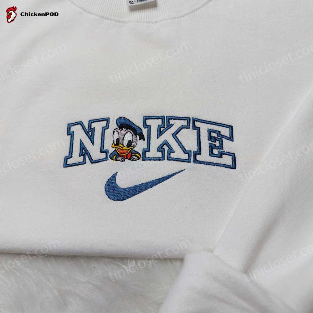 Disneyland Family Shirts: Donald Duck Nike Embroidered Sweatshirt & Nike Inspired Hoodie