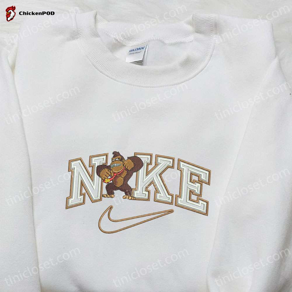 Custom Nike Embroidered Shirt – Donkey Kong Collaboration Best Birthday Gift Idea