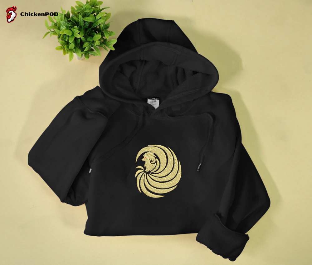 Stylish Embroidered Ninetales Hoodie: Fire Ninetales Sweatshirt – Perfect Gift!