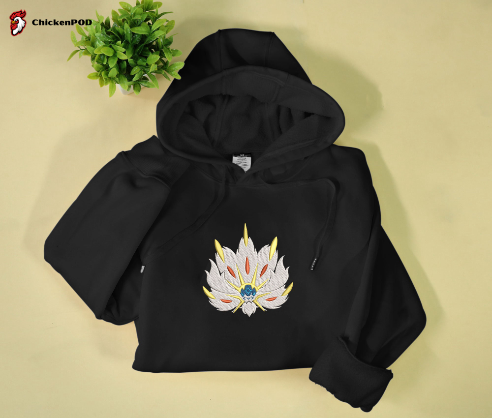 Volcarona Fire Hoodie: Stylish Embroidered Sweatshirt for a Unique Gift