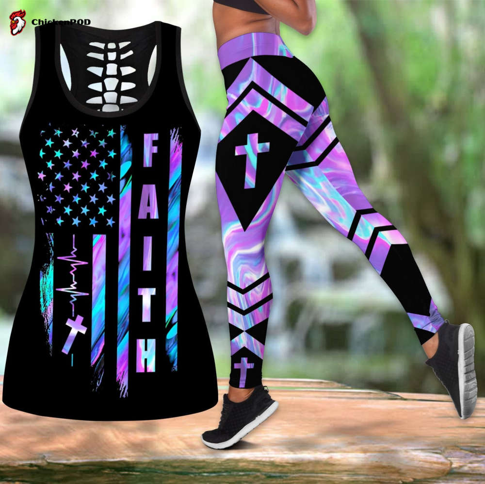 Faith Flag-Jesus Christ Combo Tank + Legging