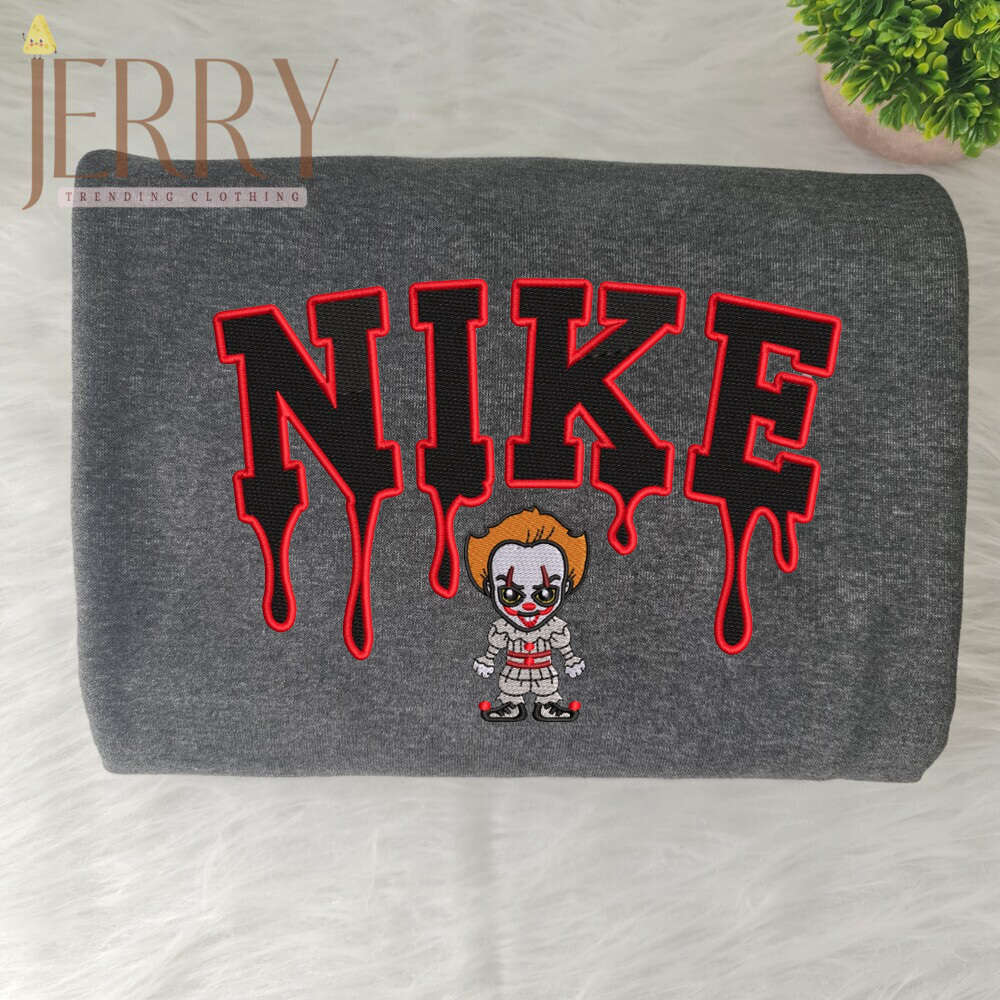 Freddy Dripping Nike Embroidered Sweatshirt: Stylish & Trendy Athletic Apparel