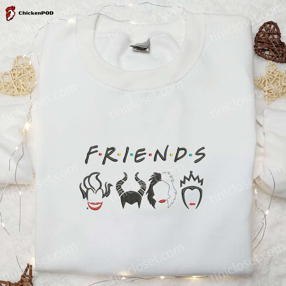 Freddy Krueger x Stitch Doll Disney Embroidered Sweatshirt – Spooky Silhouette Horror Movies Hoodie for Disney Halloween