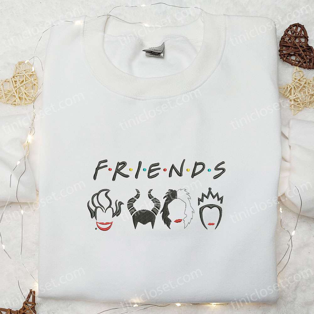 Spooktacular Friends Halloween Embroidered Sweatshirt & Hoodie: Best Family Shirt for Halloween Fun!