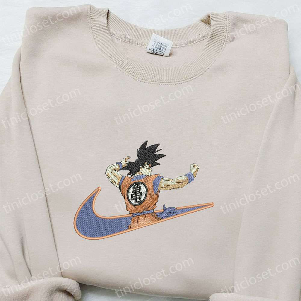 Anime Swoosh Embroidered Shirt: Goku x Nike Dragon Ball Sweatshirt – Nike Inspired