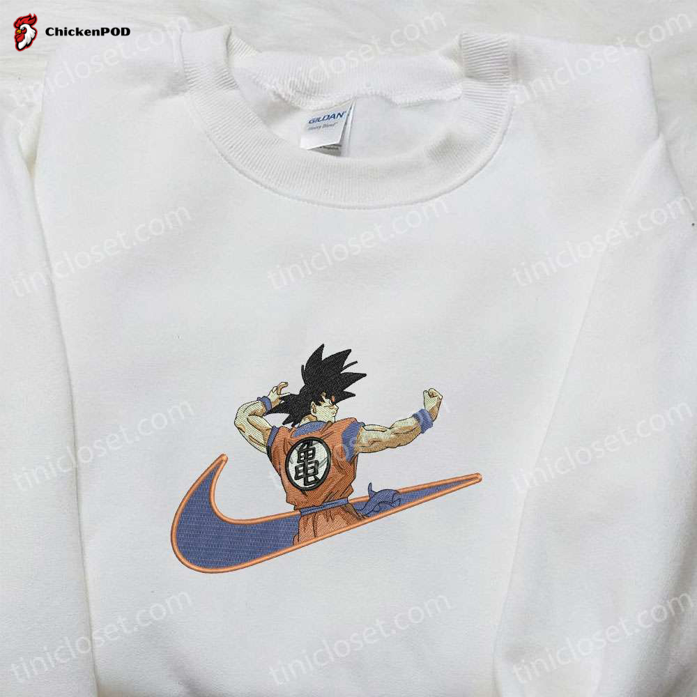 Anime Swoosh Embroidered Shirt: Goku x Nike Dragon Ball Sweatshirt – Nike Inspired