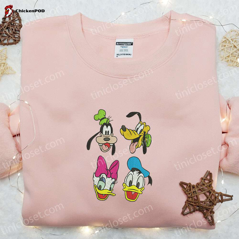 Super Mom Minnie & Daisy Embroidered Shirt & Disney Characters Hoodie: Perfect Mother’s Day Gift!