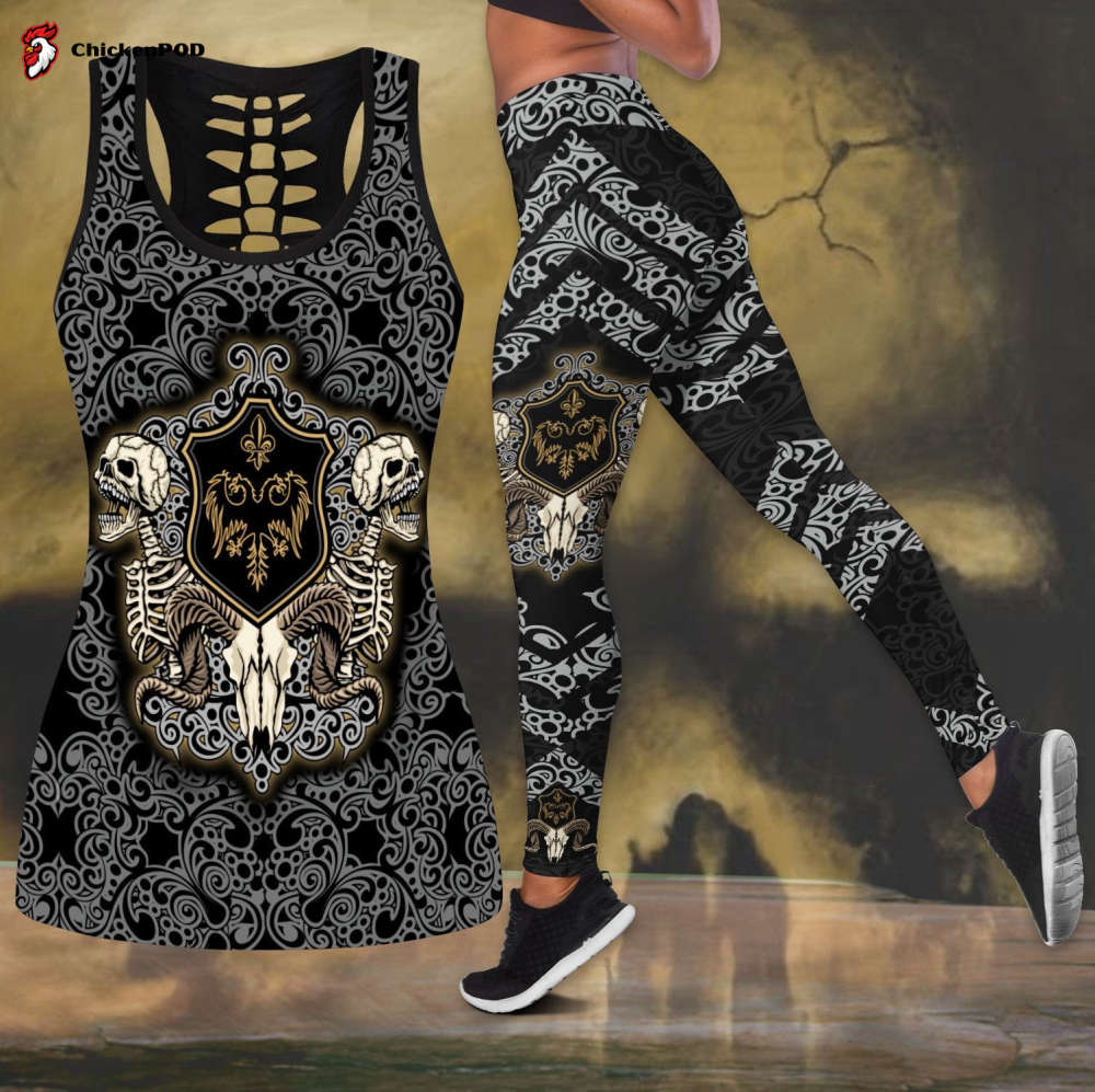 December girl The soul of a Witch Yoga Combo Legging Tank