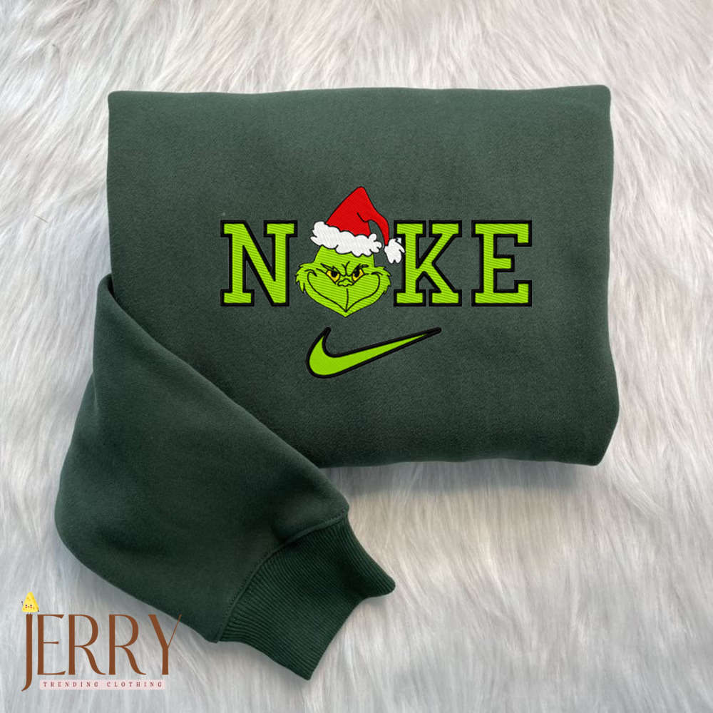 Get Festive with Nike s Embroidered Christmas Hat Sweatshirt