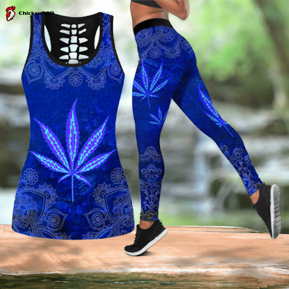 Hippie Royal Blue Combo Legging + Tank Sport Gifts