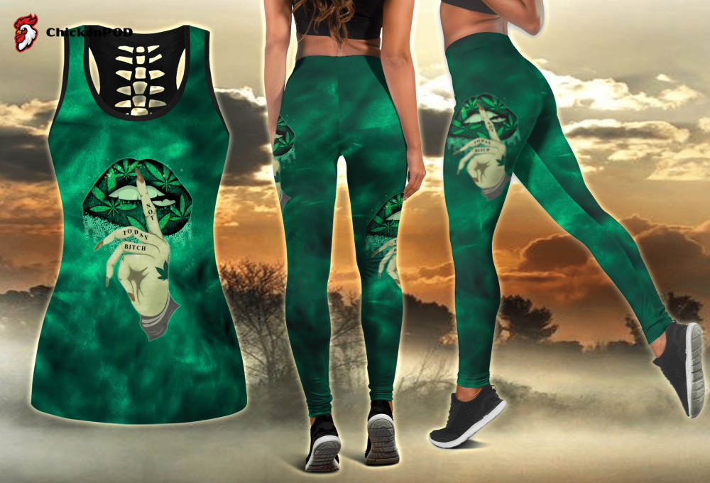 Hippie Stoner Green Combo Legging + Tank Sport Gifts