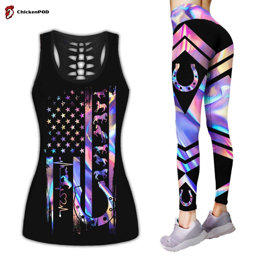 Horse Flag Combo Tank + Legging