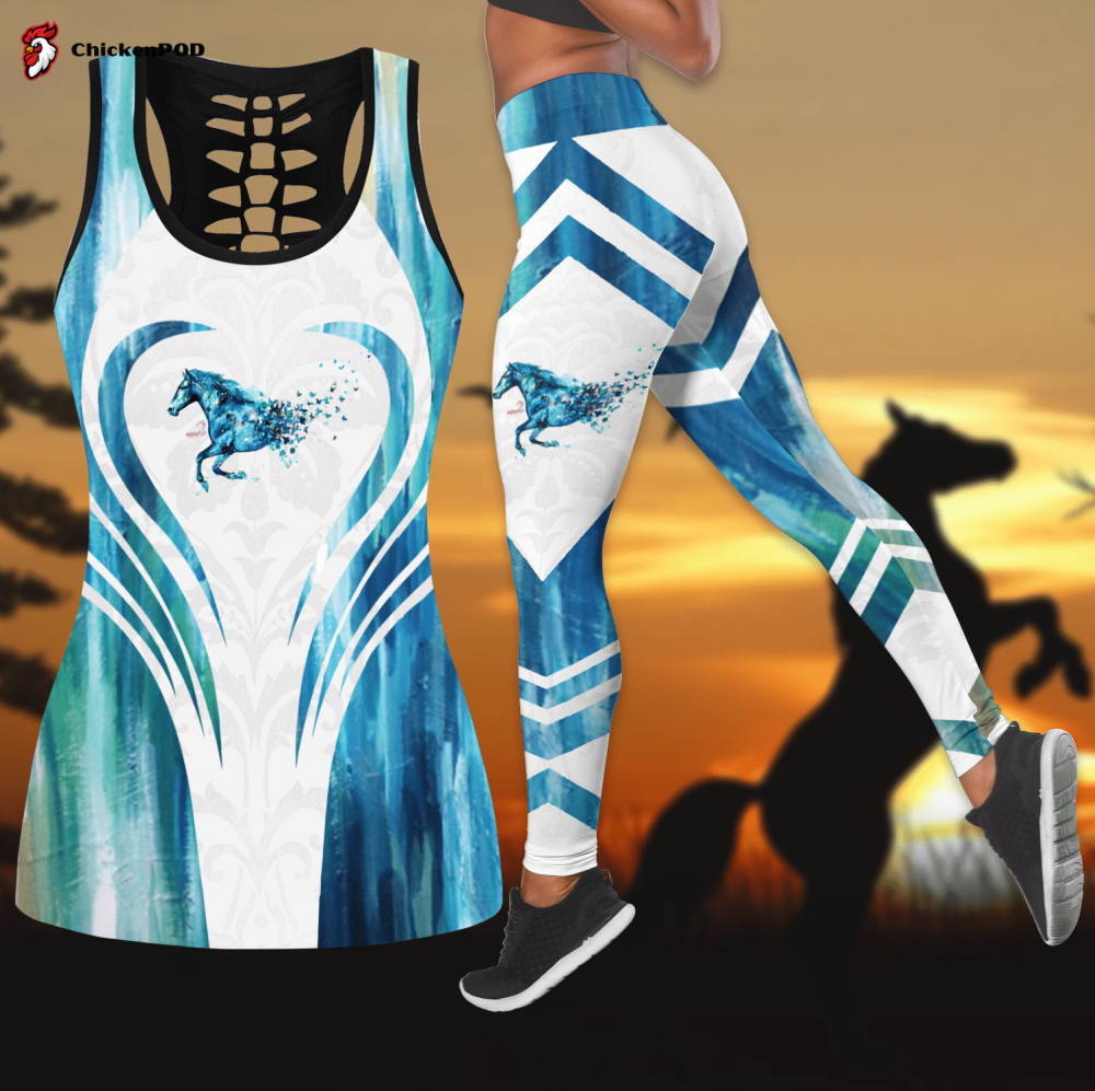 Horse Love Combo Legging + Tank  AM- Sport Gifts