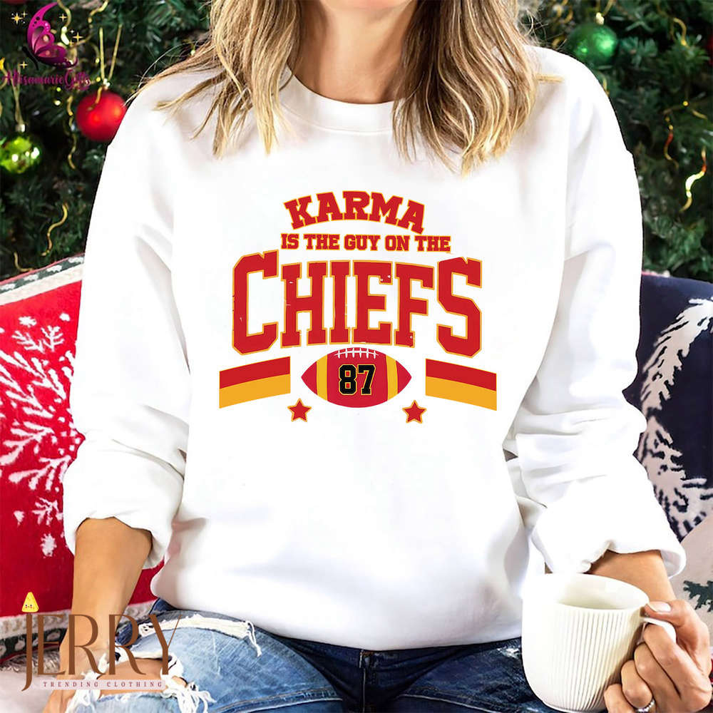 Chiefs Taylor Swift & Travis Kelce Embroidered Sweatshirt: Hot Karma for Kansas City Fans!