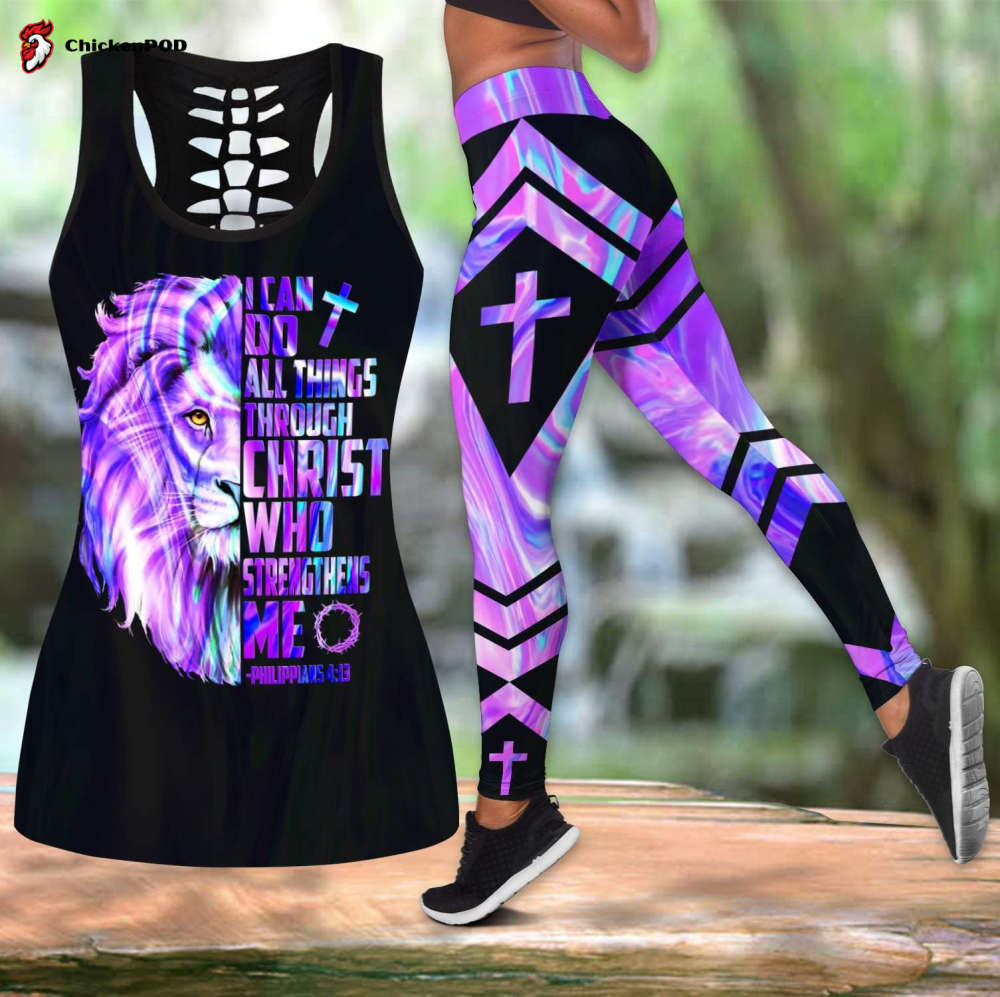 I Can Do All Things Through Christ Who Strengthen Me Combo Tank + Legging