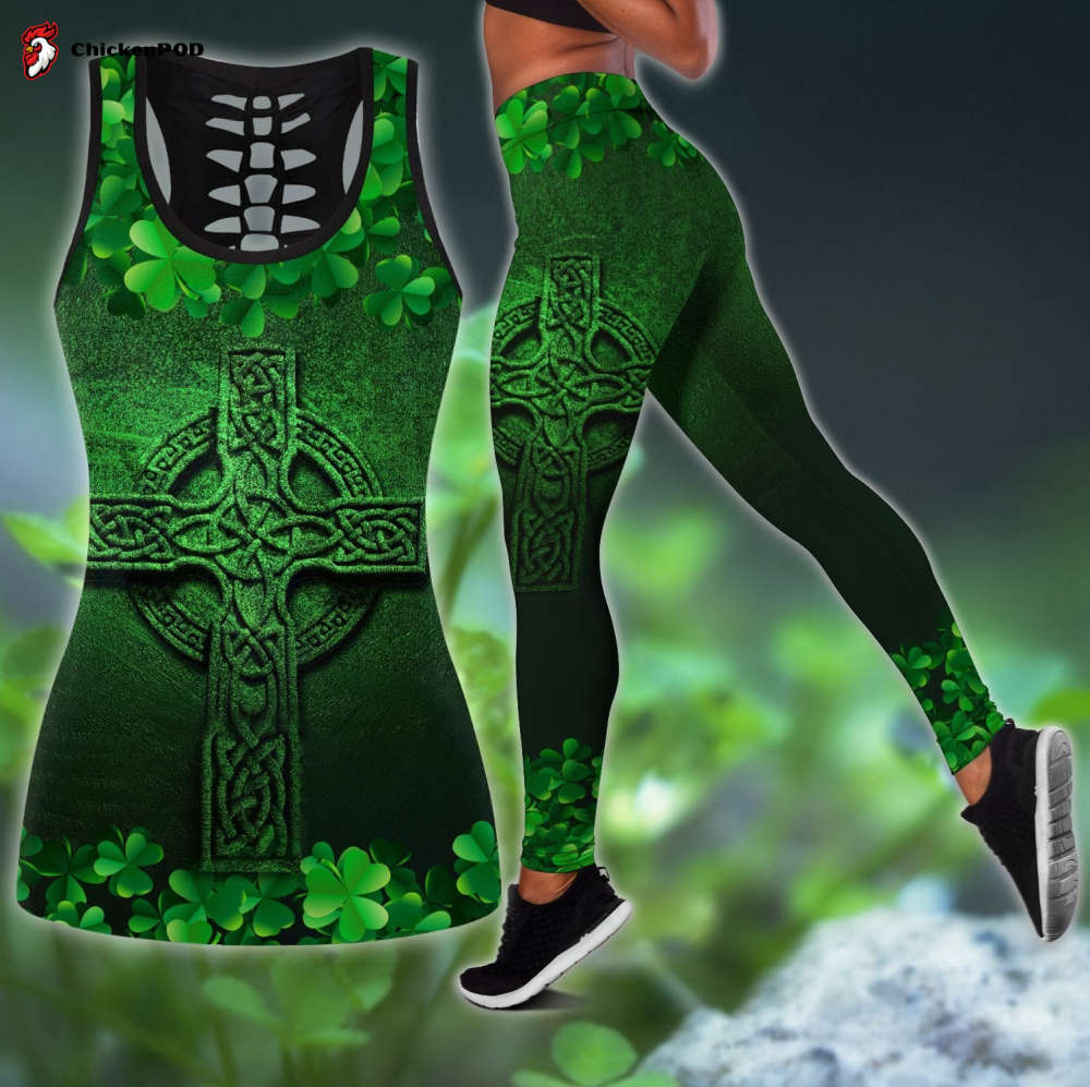 Irish Sant Patrick’s Day 3D Over Printed Legging & Tank Top LAM