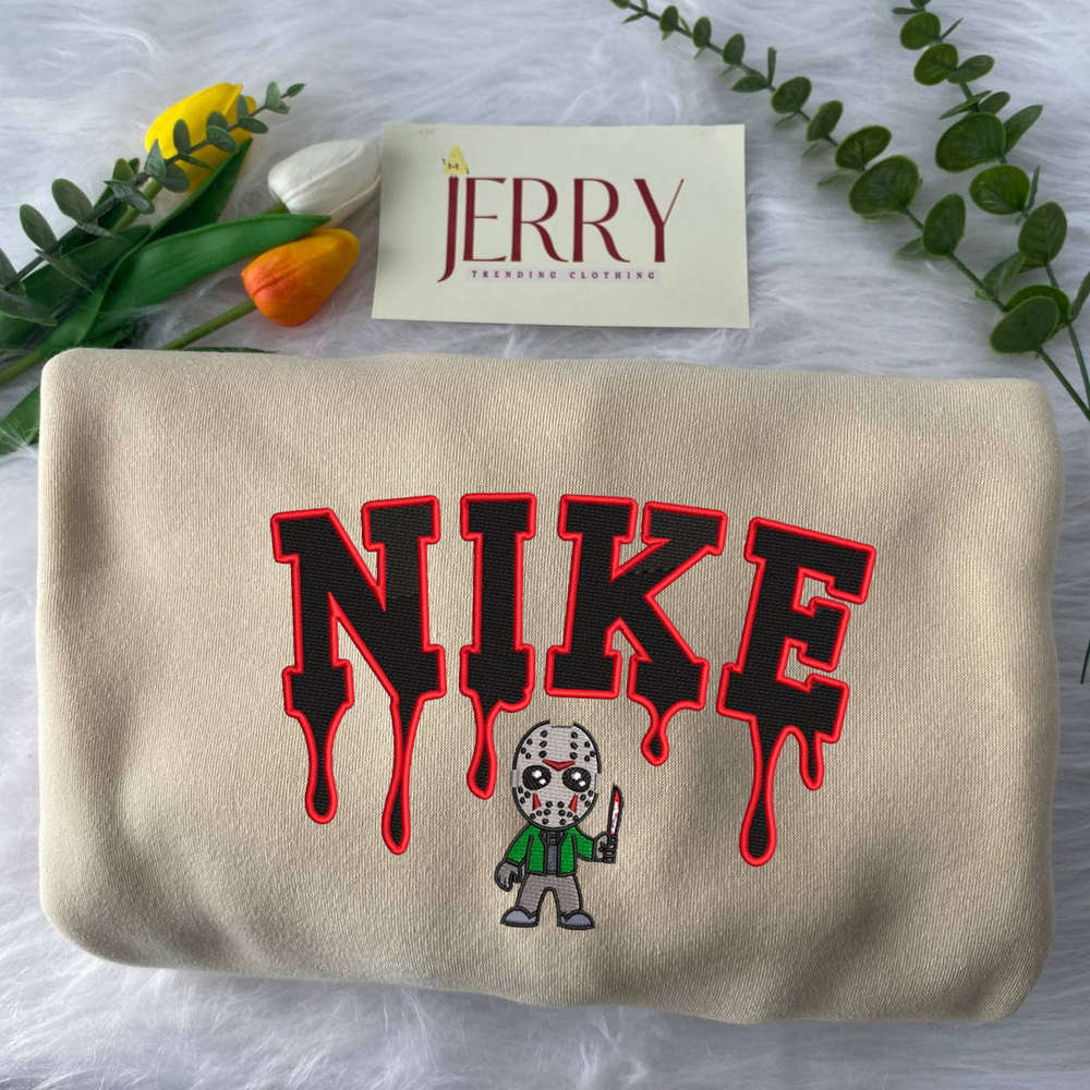 Freddy Dripping Nike Embroidered Sweatshirt: Stylish & Trendy Athletic Apparel