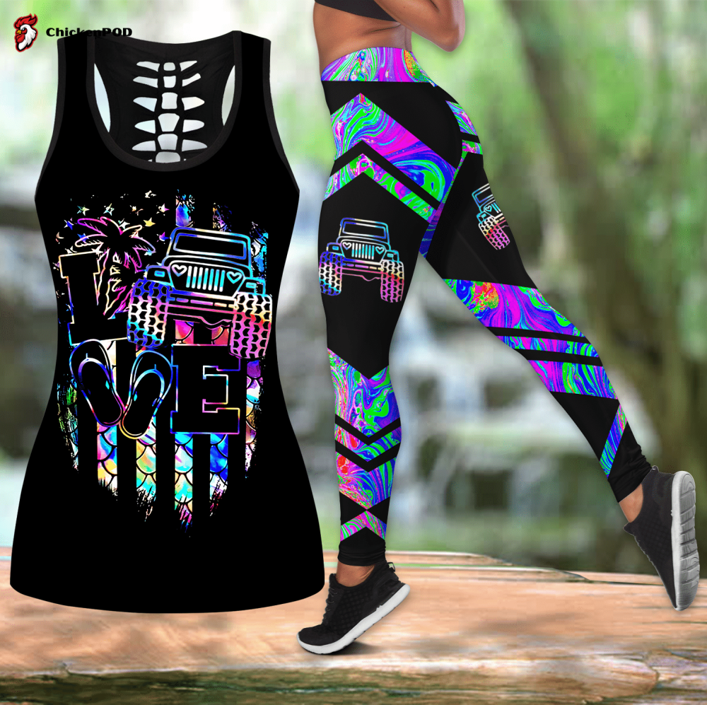 April Lady Butterfly Combo Tank Top And Legging