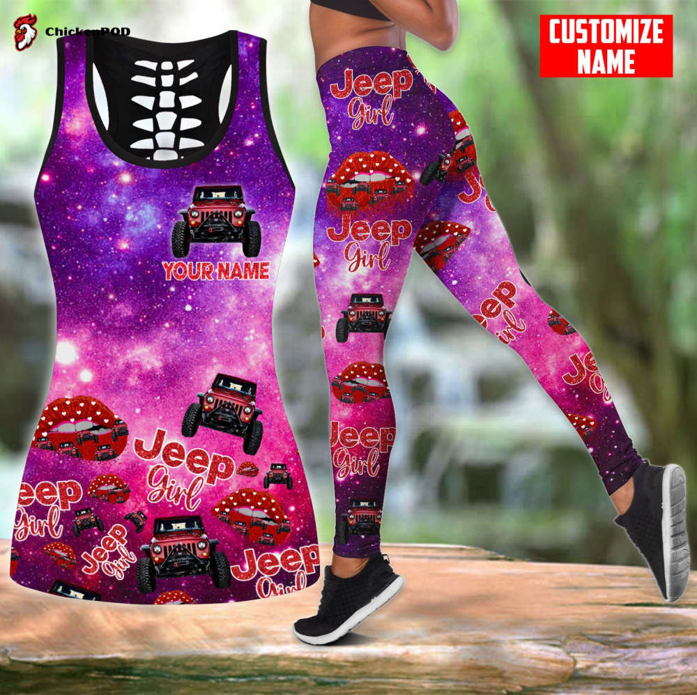 Jeep Girl D All Over Prined Combo Tanktop + Legging HN