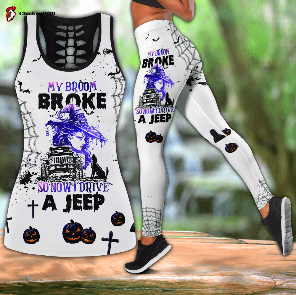 Jeep Girl Halloween Combo Tank Top + Legging AM