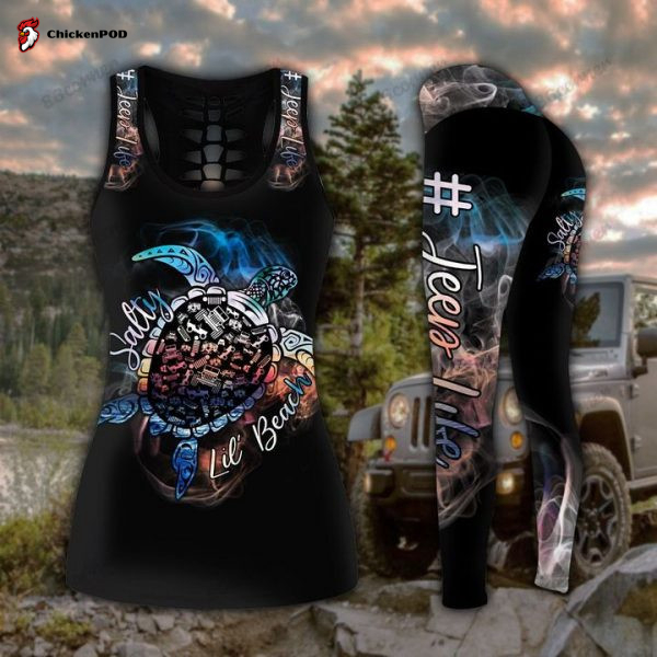 Jeep Life Salty Lil Beach Combo Legging + Hollow Tanktop