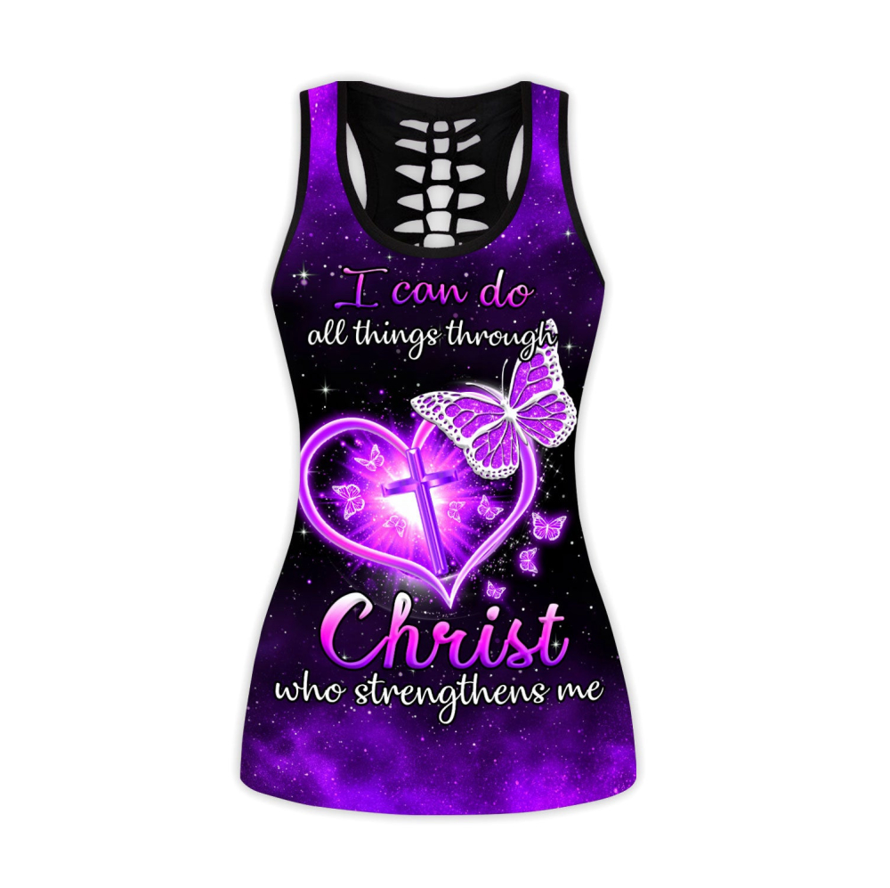 Jesus Butterfly All Over Printed Combo Tanktop + Legging