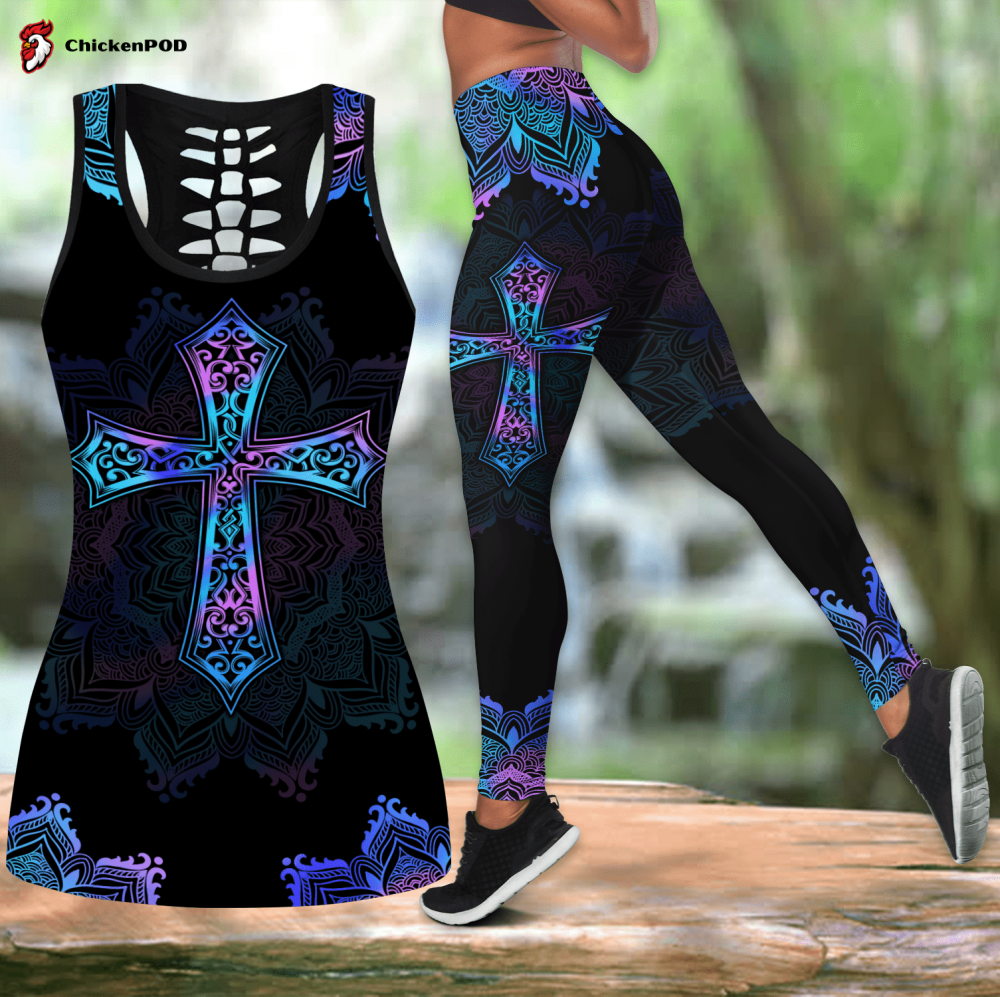 Dragon Yin&Yang Art 3D Over Printed Legging & Tank top For Women Sport Gifts-ML