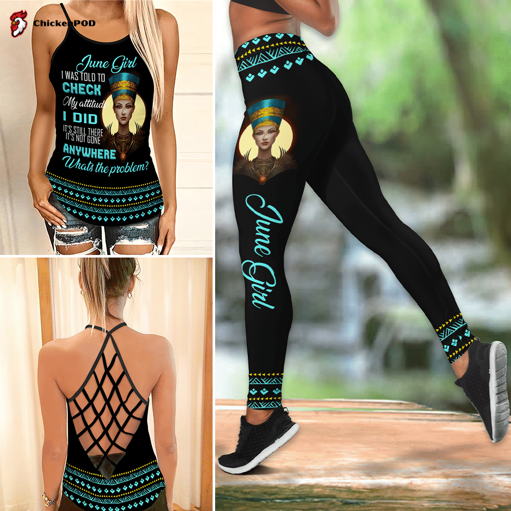 Egyptian Ancient Ankh Life Egyptian Combo Legging Tank