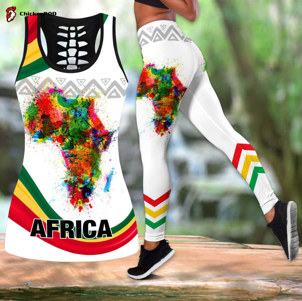 Juneteenth  Africa Combo Legging + Tank Top Pi