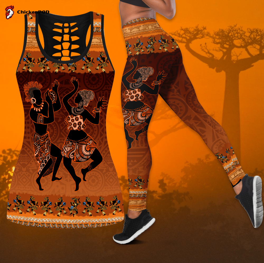 Juneteenth  African Aya Combo Legging + Tank Top DA